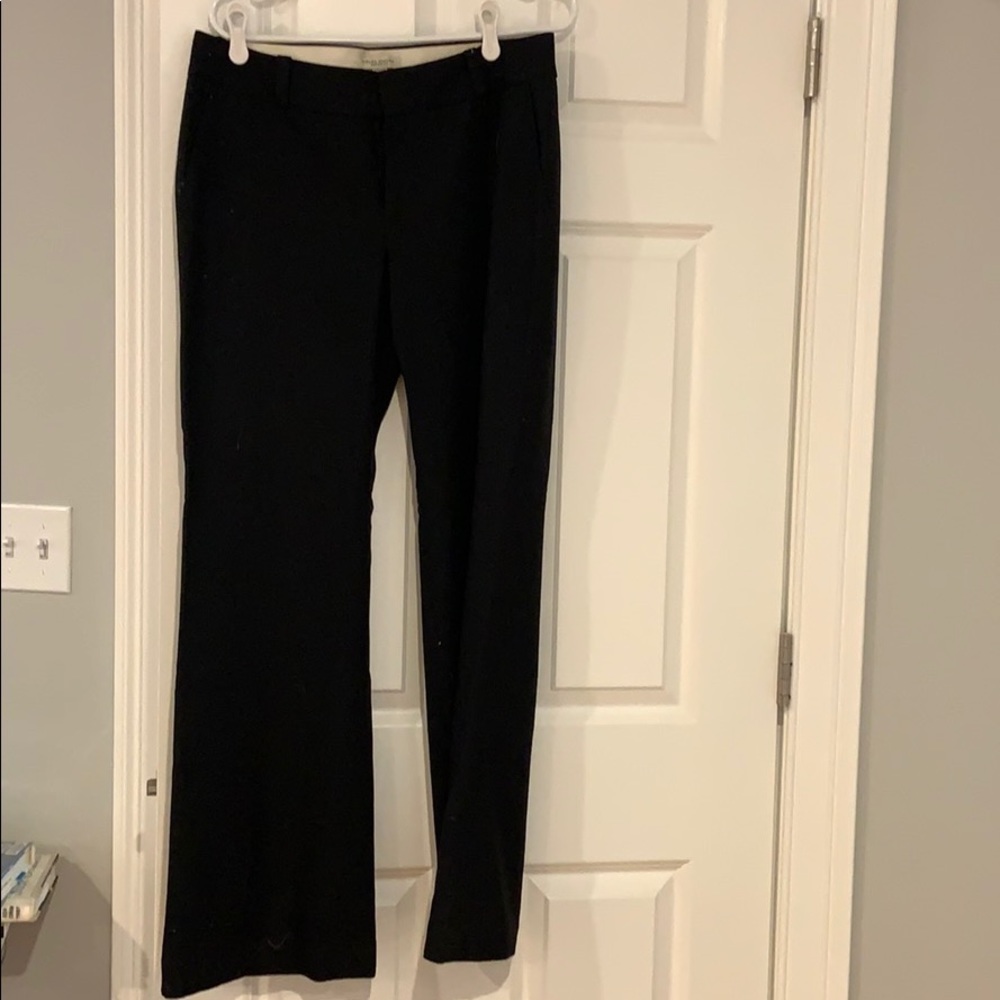Wool black dress pants
